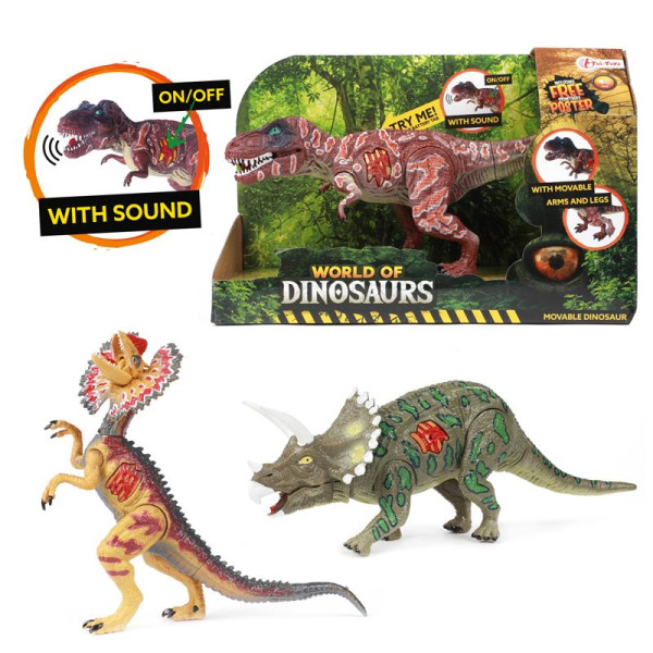 Toi Toys Beweegbare dino met geluid