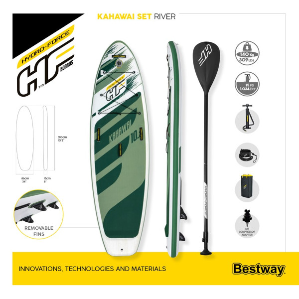 Hydro-Force Kahawai SUPboard 316cm set