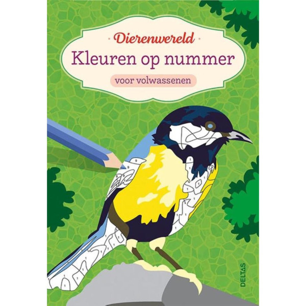 Kleuren op nummer - Dierenwereld