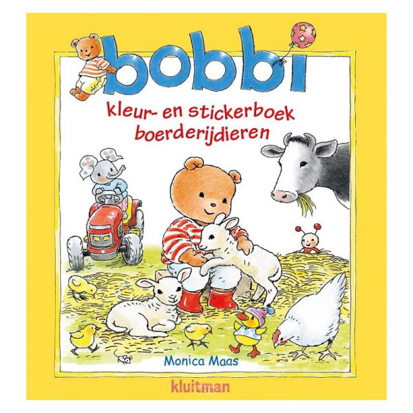 Kluitman Bobbi kleur en stickerboek