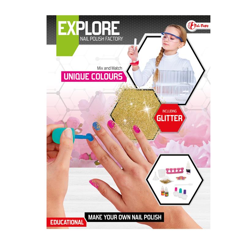 Toi Toys Explore Wetenschap Set Nagellak Maken