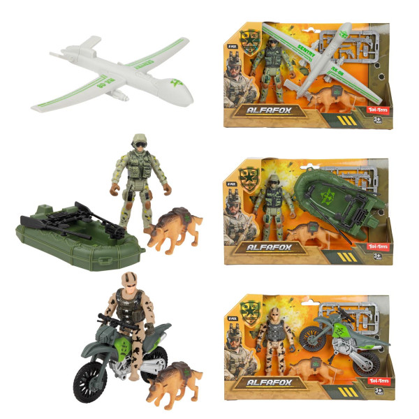 Toi Toys ALFAFOX Militair Speelset M