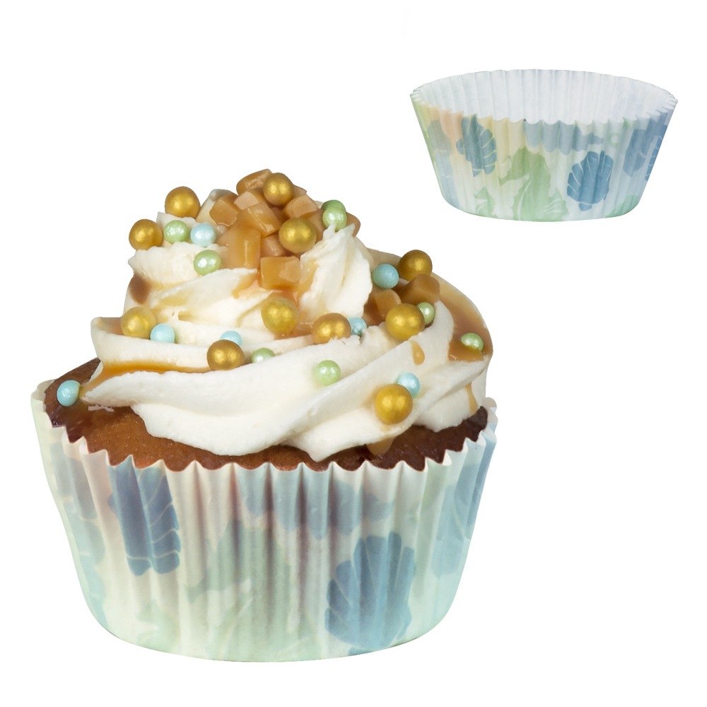 Papieren Cupcakevormpjes Zeemeermin Set A 50 Stuks ?6,5cm