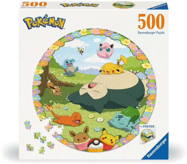 Ravensburger Ronde puzzel Pokemon 500st