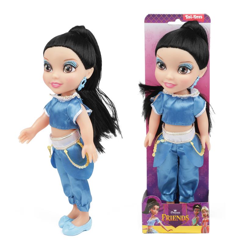 Toi Toys Princess Friends Pop 30cm Blauw