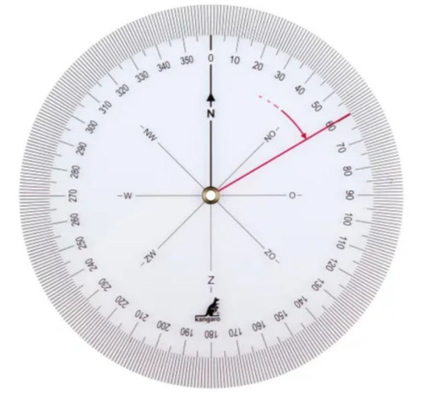 Kangaro Koershoekmeter Ø12,6cm