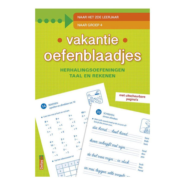 Vakantie oefenblaadjes het 2de leerjaar