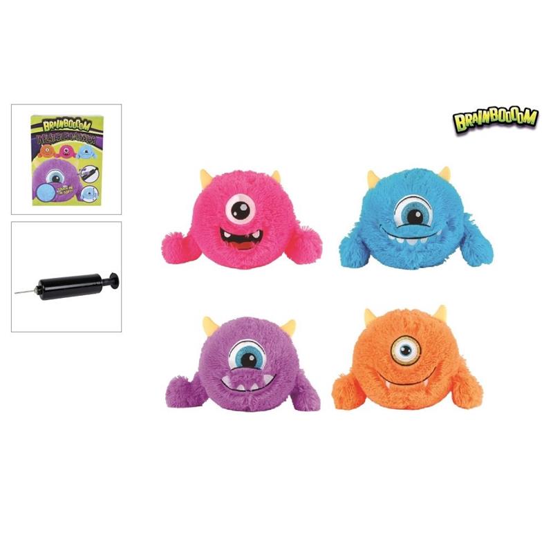 Brainbooom Opblaasbaar Monster Ø23cm Met Pompje